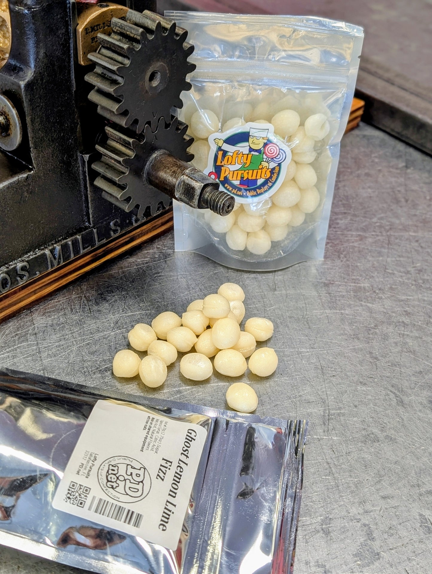 Ghost Lemon-Lime Soda Candy (A low allergen candy)