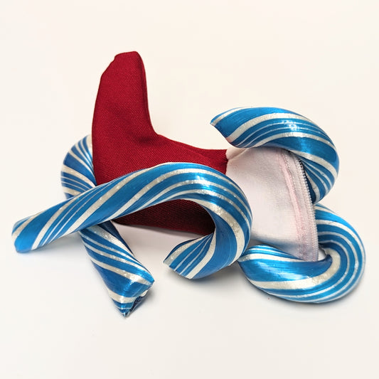 Bastones de caramelo de frambuesa azul (2)