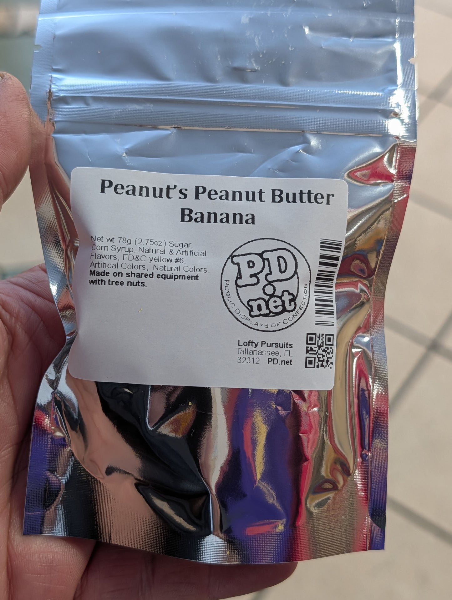 Peanut's Peanut Butter Banana candy