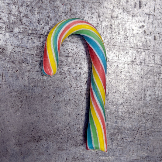 Dos bastones de caramelo Tutti Frutti (2)